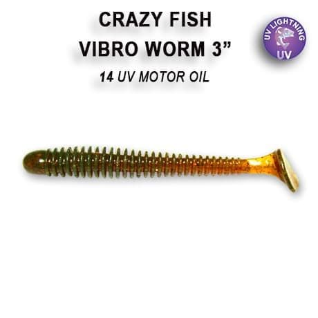 Силікон Vibro worm 3" 11-75-14-6 кальмар