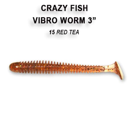 Силікон Vibro worm 3" 11-75-15-6 кальмар