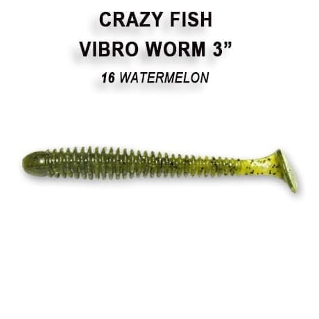Силікон Vibro worm 3" 11-75-16-6 кальмар