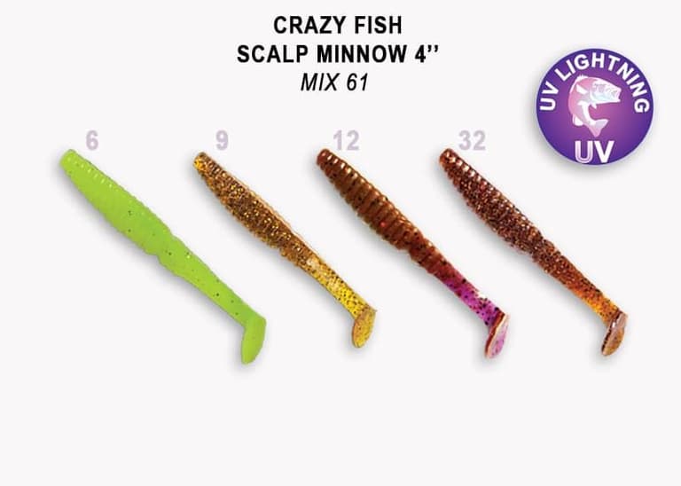 Scalp minnow 4" 18-100-M61-6 кальмар