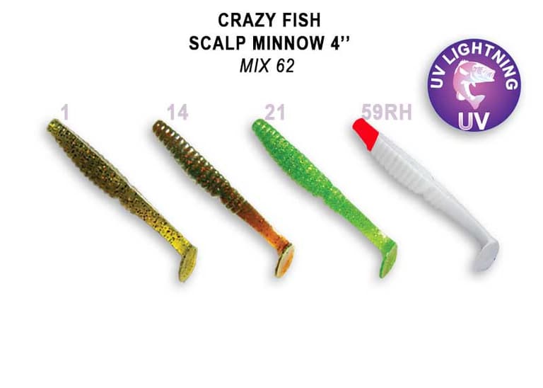 Scalp minnow 4" 18-100-M62-6 кальмар