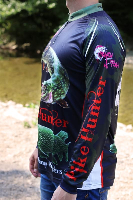 Джерси Crazy Fish Pike Hunter Black - L