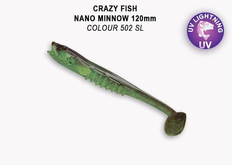 Nano minnow 5" 55-120-502SL-7 креветка+кальмар