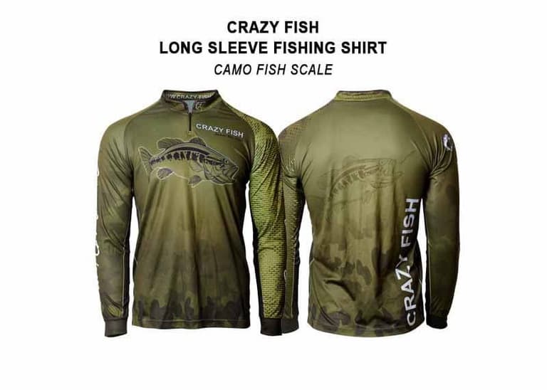 Джерси Crazy Fish Camo Fish Scale XL