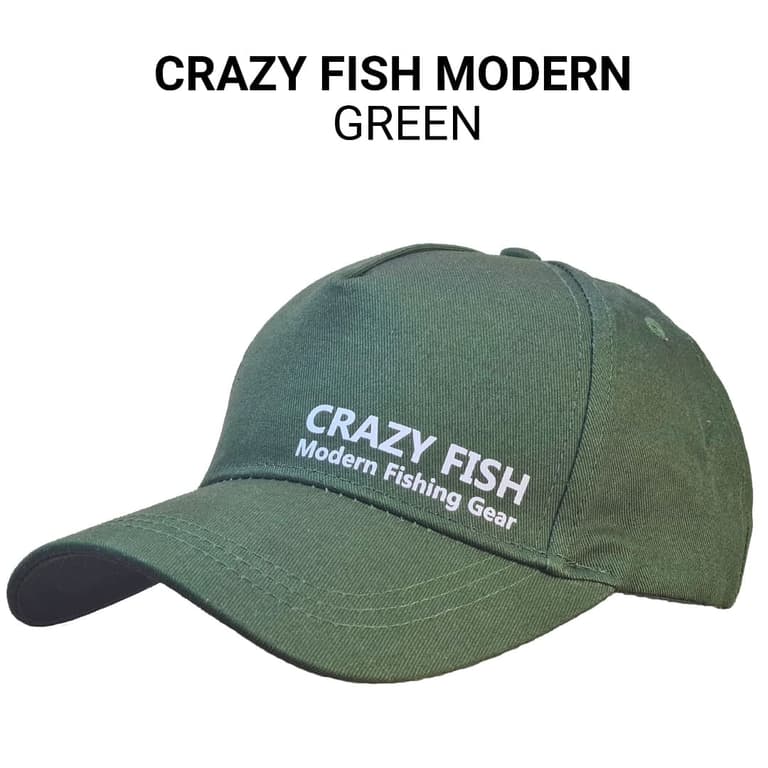 Кепка для риболовлі Crazy Fish Modern green