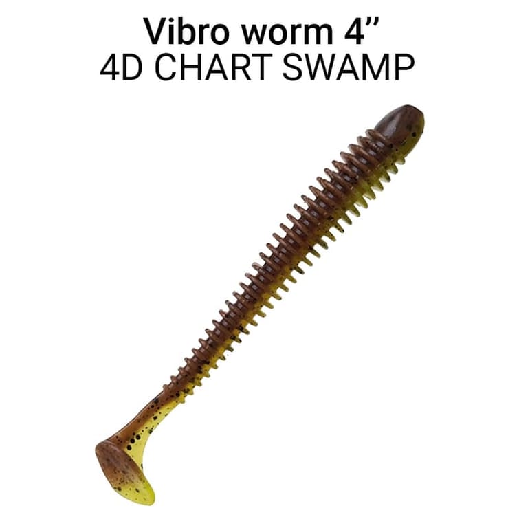Силікон Vibro Worm 4'' 75-100-4d-6 кальмар