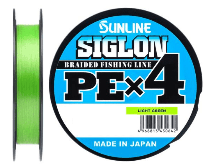 Шнур плетеный Sunline Siglon PE х4 150 м #0.2 (салат.)