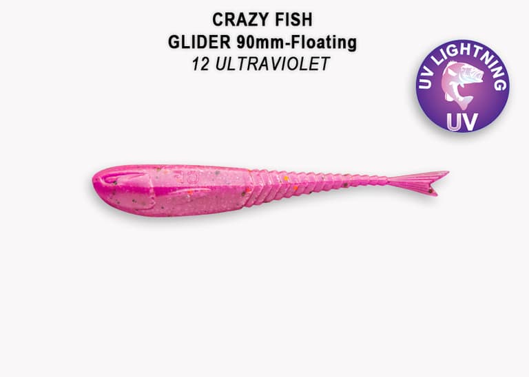 Силікон Glider 3.5" 36-90-12-6-F кальмар
