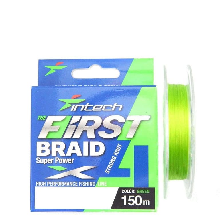 Плетеный шнур Intech First Braid X4 #1.5 150m зеленый