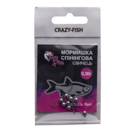 Мормишка свинець 0.30 г 8 шт
