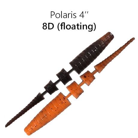 Силікон Polaris 4" 38-100-8d-6-F кальмар