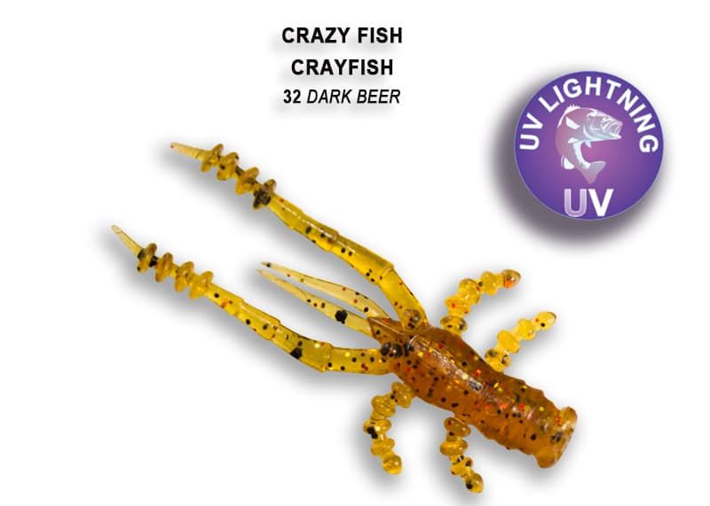 Силиконовые приманки Crayfish 1.8" 26-45-32-6 кальмар