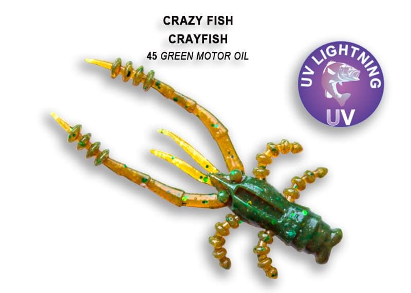 Силиконовые приманки Crayfish 1.8" 26-45-45-6 кальмар