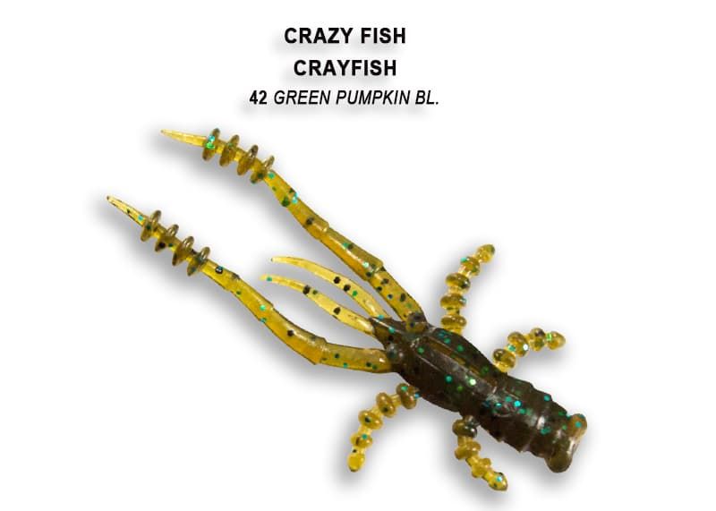 Силиконовые приманки Crayfish 1.8" 26-45-42-6 кальмар
