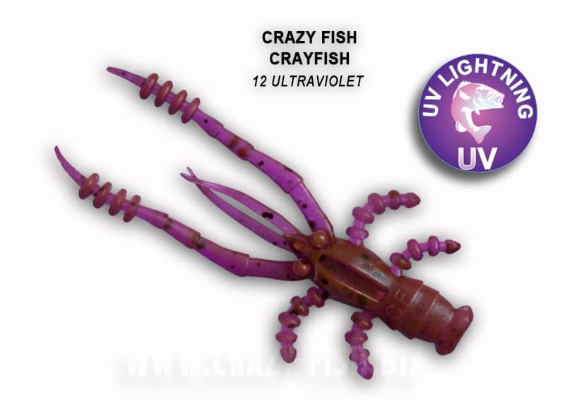 Силиконовые приманки Crayfish 1.8" 26-45-12-6 кальмар