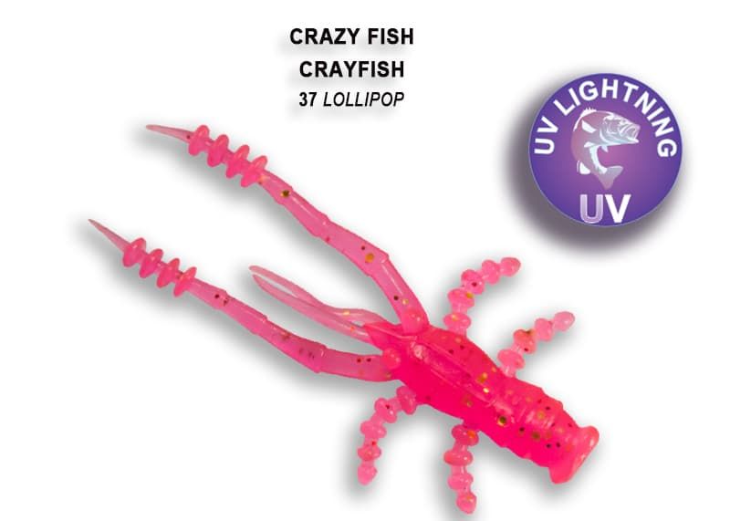 Силиконовые приманки Crayfish 1.8" 26-45-37-4 креветка