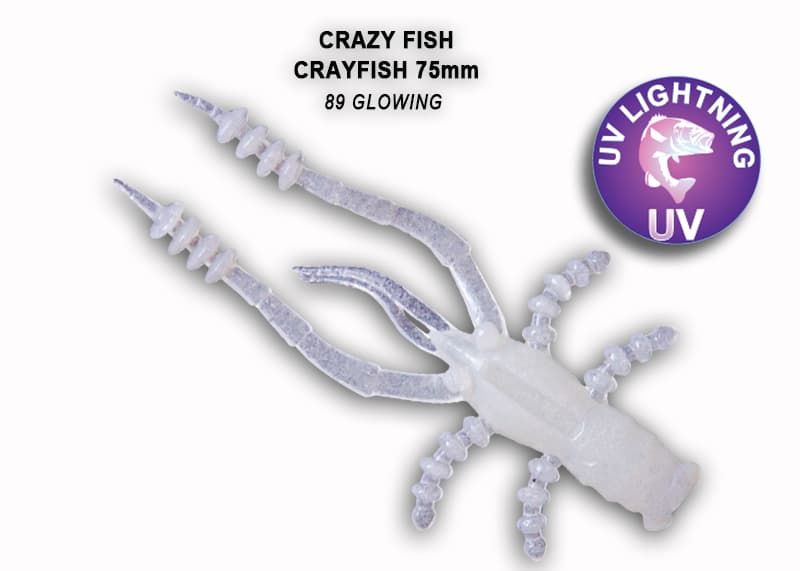 Силиконовые приманки Crayfish 3" 34-75-89-6 кальмар