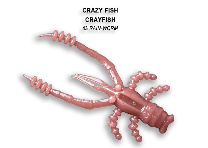 Силиконовые приманки Crayfish 1.8" 26-45-43-6 кальмар