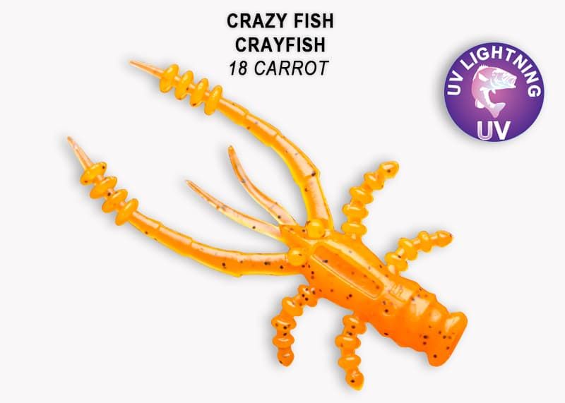Силиконовые приманки Crayfish 1.8" 26-45-18-6 кальмар