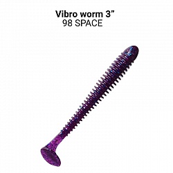 Силиконовые приманки Vibro worm 3" 11-75-98-6 кальмар