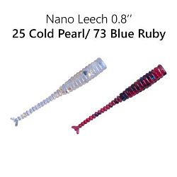 Силиконовые приманки Nano Leech 0.8" 97-20-73/25-6