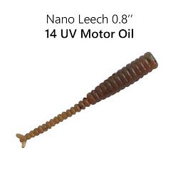 Силиконовые приманки Nano Leech 0.8" 97-20-14-6