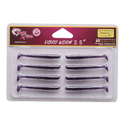 Силиконовые приманки Vibro worm 2.5'' 81-65-98-6 кальмар