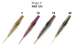 Силиконовые приманки Ringo 2" 91-50-M124-6 кальмар