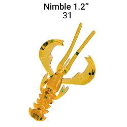 Силиконовые приманки Nimble 1.2" 76-30-31-5 чеснок