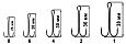 Подвійний гачок Crazy Fish Double Hook №8 50 шт