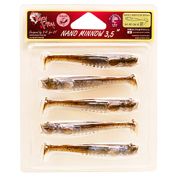 Силиконовые приманки Nano minnow 3.5" 54-90-3d-6 кальмар