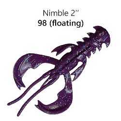 Силиконовые приманки Nimble 2" 50-50-98-6-F  кальмар