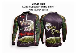Джерси Crazy Fish Pike Hunter Black - 3XL