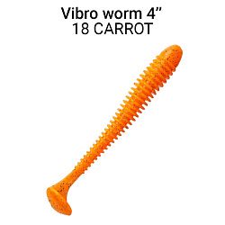 Силиконовые приманки Vibro Worm 4'' 75-100-18-6 кальмар