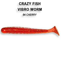 Силиконовые приманки Vibro worm 2" 3-50-4-3 жареная рыба