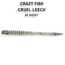 Силиконовые приманки Cruel leech 2.2" 8-55-7-5 чеснок