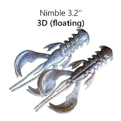 Силиконовые приманки Nimble 3.2" 72-80-3d-6-F кальмар