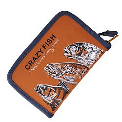 Кошелек для блесен 13х20х3 Crazy Fish Spoon Case (Orange)