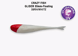 Силиконовые приманки Glider 2.2" 35-55-59RH-6-F кальмар