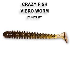 Силиконовые приманки Vibro worm 2" 3-50-26-6 кальмар