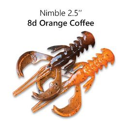 Силиконовые приманки Nimble 2.5" 44-65-8d-6 кальмар