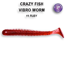 Силиконовые приманки Vibro worm 2" 3-50-11-4 креветка
