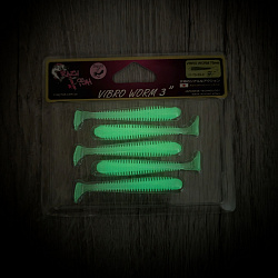 Силиконовые приманки Vibro worm 3" 11-75-89-6 кальмар