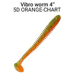 Силиконовые приманки Vibro Worm 4'' 75-100-5d-6 кальмар