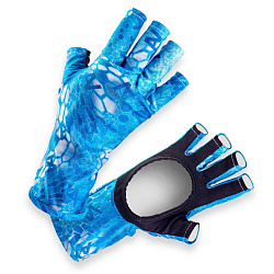 Солнцезащитные перчатки Veduta UV Gloves Reptile Skin Blue Water S мужские