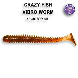Силиконовые приманки Vibro worm 2" 3-50-10-3 жареная рыба