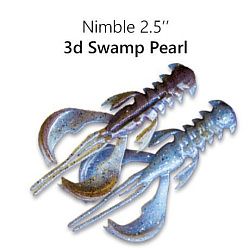 Силиконовые приманки Nimble 2.5" 44-65-3d-6 кальмар