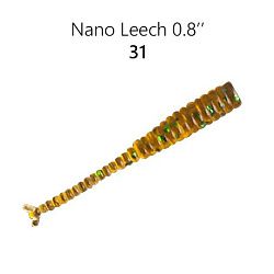 Силиконовые приманки Nano Leech 0.8" 97-20-31-6