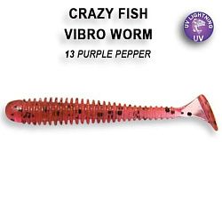 Силиконовые приманки Vibro worm 2" 3-50-13-5 чеснок