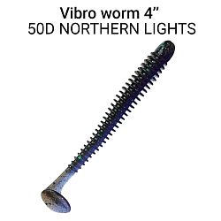 Силиконовые приманки Vibro Worm 4'' 75-100-50d-6 кальмар